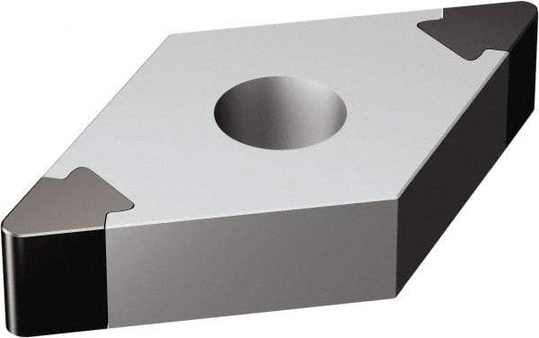 Sandvik Coromant - DNGA432 WH Grade 7025 CBN Turning Insert - Uncoated, 55° Diamond, 1/2" Inscr Circle, 3/16" Thick, 1/32" Corner Radius - USA Tool & Supply