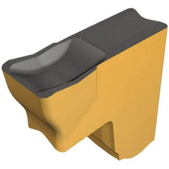 Iscar - TAG2.4 IC830 Grade, 0.0945" Cutting Width, Carbide Cutoff Insert - Neutral Lead Angle, 0.0063" Cnr Rad, AlTiN/TiN Coated, Single End - USA Tool & Supply