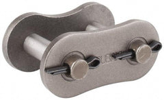 U.S. Tsubaki - 1-3/4" Pitch, ANSI 140, Cottered Roller Chain Connecting Link - For Use with Single Strand Chain - USA Tool & Supply