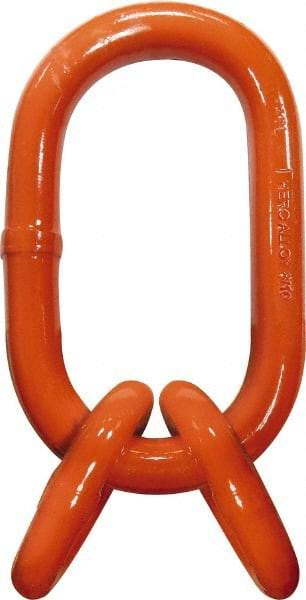 CM - 100 Grade Powder Coated Steel Oblong Link Assembly - 1-3/4" Diameter, 91,700 Lb Load Limit - USA Tool & Supply