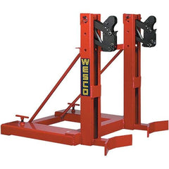 Wesco Industrial Products - 1,000 Lb Load Capacity, 16, 30, 55 & 85 Gal Drum Grab - 33-1/4" Wide x 34" High, Steel Wheels - USA Tool & Supply