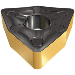 Iscar - WNMG644 NM Grade IC8350 Carbide Turning Insert - TiCN/Al2O3/TiN Finish, 80° Trigon, 3/4" Inscr Circle, 1/4" Thick, 1/16" Corner Radius - USA Tool & Supply