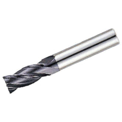 Iscar - 12mm, 4 Flute, Single End, Solid Carbide, 0.6mm Corner Radius End Mill - 83mm OAL, Right Hand Flute, 24mm LOC, Right Hand Cut - USA Tool & Supply