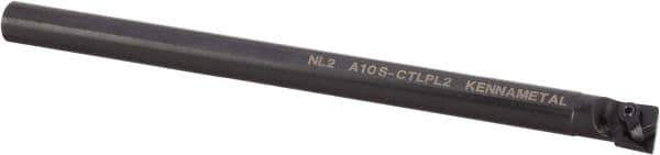 Kennametal - 19.56mm Min Bore Diam, 10" OAL, 5/8" Shank Diam, A-CTLP Indexable Boring Bar - 30.61mm Max Bore Depth, TP.. 221 Insert, Clamp Holding Method - USA Tool & Supply