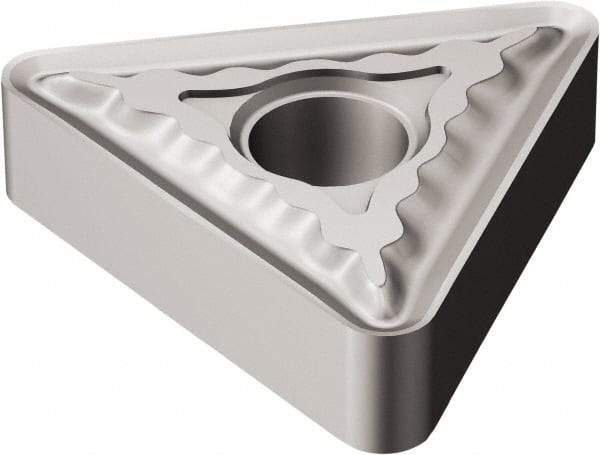 Sandvik Coromant - TNMG331 QM Grade 5015 Cermet Turning Insert - Uncoated, 60° Triangle, 3/8" Inscr Circle, 3/16" Thick, 1/64" Corner Radius - USA Tool & Supply