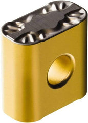 Sandvik Coromant - LNMX1919 PM Grade 4325 Carbide Turning Insert - TiCN/AI2O3/TiN Finish, 90° Rectangle, 3/4" Thick, 4mm Corner Radius - USA Tool & Supply