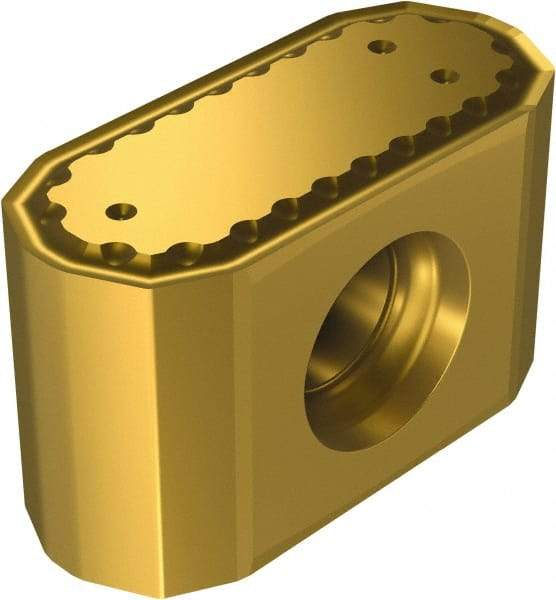 Sandvik Coromant - 425N1707 KLW Grade K20W Carbide Milling Insert - TiCN/Al2O3/TiN Finish, 10mm Thick - USA Tool & Supply