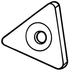 Sandvik Coromant - 1/2" Inscribed Circle, Toolholder Shim for Indexables - 3/16" Thick, 5322 320 Shim Style, Positive Rake, Right Hand Cut - USA Tool & Supply