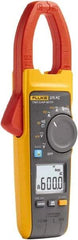 Fluke - 375 FC, CAT IV, CAT III, Digital True RMS Clamp Meter with 1.3386" Clamp On Jaws - 1000 VAC/VDC, 999.9 AC/DC Amps, Measures Voltage, Capacitance, Current, Frequency, mVDC, Resistance - USA Tool & Supply