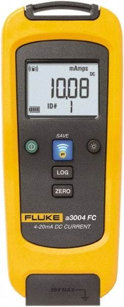 Fluke - A3004FC, Digital Wireless Clamp Meter with 0.1772" Clamp On Jaws - Measures Current - USA Tool & Supply