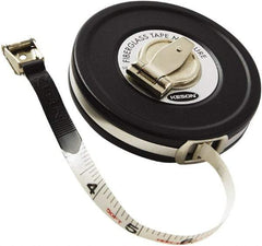 Keson - 50' x 1/2" Tape Measure - 1/8" Graduation - USA Tool & Supply