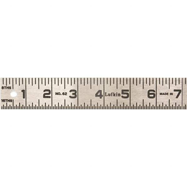 Lufkin - Steel Rules Length (Inch): 36 Graduation Style: Inch - USA Tool & Supply