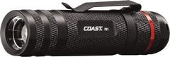 Coast Cutlery - White LED Bulb, 315 Lumens, Industrial/Tactical Flashlight - Black Aluminum Body, 3 AAA Batteries Included - USA Tool & Supply