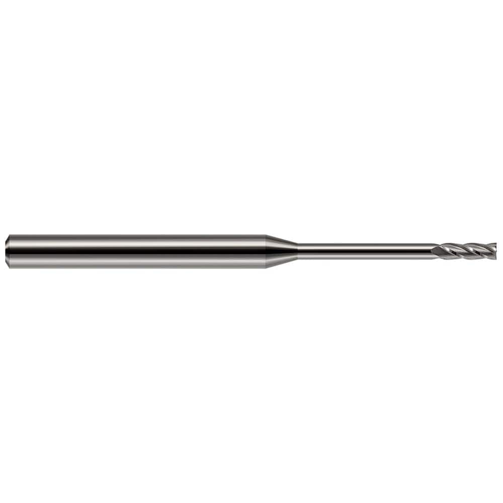 Harvey Tool - Square End Mills; Mill Diameter (Inch): 1/16 ; Mill Diameter (Decimal Inch): 0.0620 ; Length of Cut (Decimal Inch): 0.1860 ; Material: Solid Carbide ; Finish/Coating: Uncoated ; Shank Diameter (Inch): 1/8 - Exact Industrial Supply