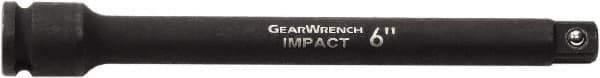 GearWrench - 1/4" Drive Impact Socket Extension - 2" OAL, Black Finish - USA Tool & Supply