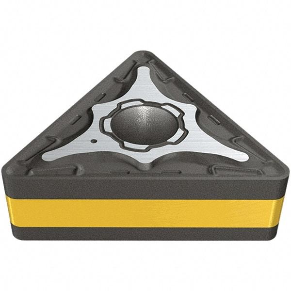 Iscar - TNMG432 M3P Grade IC8250 Carbide Turning Insert - TiCN/Al2O3/TiN Finish, 60° Triangle, 12.7mm Inscr Circle, 4.76mm Thick, 0.8mm Corner Radius - USA Tool & Supply