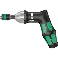 Wera - 1 Piece, 4 to 8.8 N/m, Ergo Cushion Grip Driver Preset Torque Limiting Screwdriver - 1/4" Drive - USA Tool & Supply