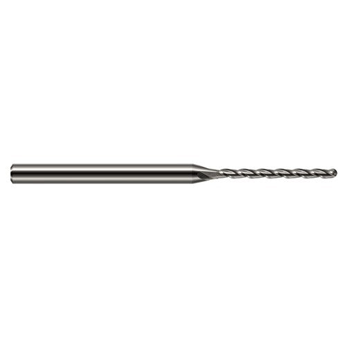‎1/4″ Dia. × 1/4″ Shank × 1-1/2″ DOC × 4″ OAL, Carbide Uncoated, Long , 4 Flute, Ballnose End Mill