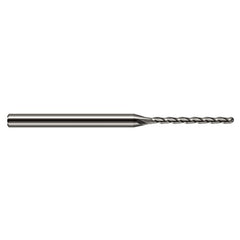 ‎1/4″ Dia. × 1/4″ Shank × 1-1/2″ DOC × 4″ OAL, Carbide Uncoated, Long , 4 Flute, Ballnose End Mill