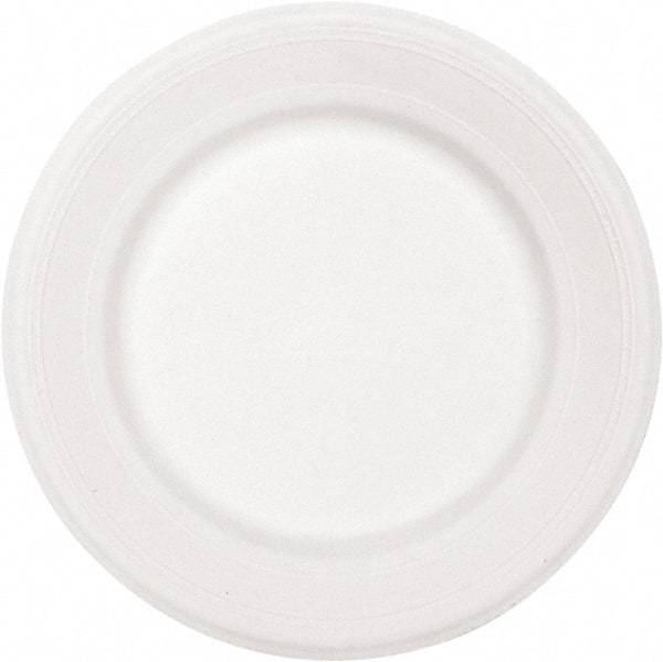 Chinet - Chinet Dinnerware Plate, 10-1/2" - White - USA Tool & Supply