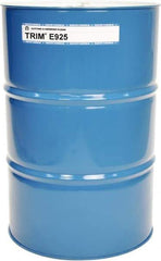 Master Fluid Solutions - Trim E925, 54 Gal Drum Emulsion Fluid - Water Soluble, For Cutting, Drilling, Sawing, Grinding - USA Tool & Supply