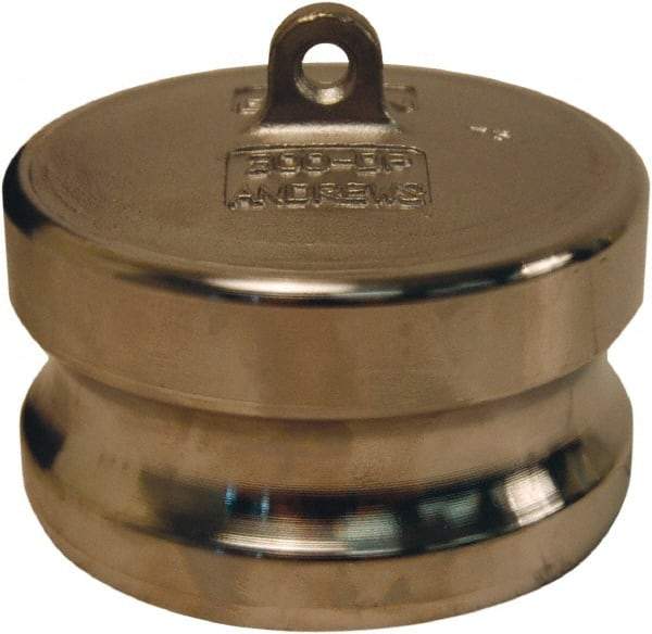 Dixon Valve & Coupling - 3/4" Stainless Steel Cam & Groove Suction & Discharge Hose Dust Plug For Use with Couplers - Part DP, 250 Max psi - USA Tool & Supply