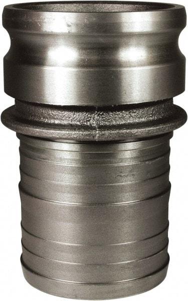 Dixon Valve & Coupling - 4" Ductile Iron Cam & Groove Suction & Discharge Hose Male Adapter Hose Shank - Part E, 100 Max psi - USA Tool & Supply