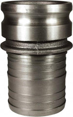 Dixon Valve & Coupling - 4" Ductile Iron Cam & Groove Suction & Discharge Hose Male Adapter Hose Shank - Part E, 100 Max psi - USA Tool & Supply