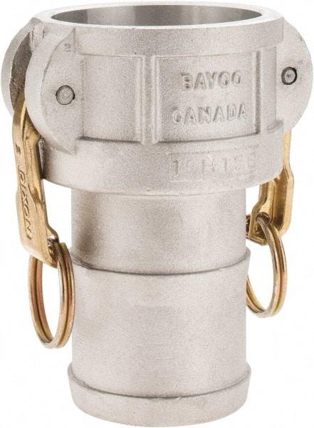 Dixon Valve & Coupling - 2-1/2" Aluminum Cam & Groove Suction & Discharge Hose Female Coupler Hose Shank - Part C, 150 Max psi - USA Tool & Supply