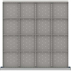 LISTA - 16-Compartment Drawer Divider Layout for 3.15" High Drawers - USA Tool & Supply