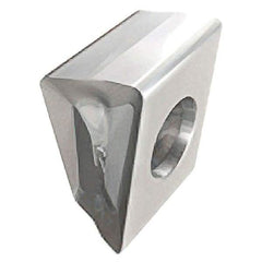 Iscar - T490 LNAR1607 P Grade IC07 Carbide Milling Insert - Uncoated, 15.9mm Thick, 0.8mm Corner Radius - USA Tool & Supply