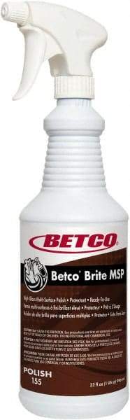 Betco - Liquid Furniture Polish - Lemon Scented, Plastic Bottle Container - USA Tool & Supply