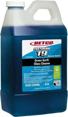 Betco - 2 L Plastic Bottle Pleasant Glass Cleaner - Concentrated, Use on Glass Surfaces - USA Tool & Supply