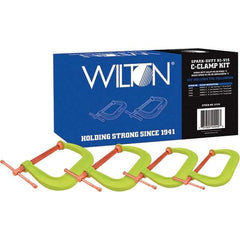 Wilton - C-Clamp & Cantilever Clamp Sets Clamp Type: Spark Duty C-Clamp Type: Kit - USA Tool & Supply