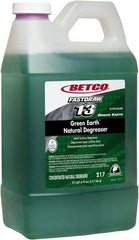 Betco - 2 L Bottle Cleaner/Degreaser - Liquid, Emerging Storm - USA Tool & Supply