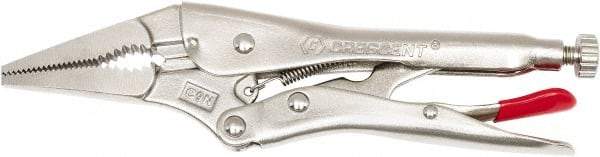 Crescent - 9" OAL Long Nose Jaw Locking Pliers - USA Tool & Supply