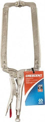 Crescent - 18" OAL C-Clamp Locking Pliers - USA Tool & Supply