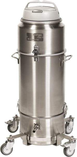 Nilfisk - 3.25 Gal, Stainless Steel Tank, Wet, Mercury Vacuum Cleaner - 10 Amps - USA Tool & Supply