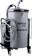 Nilfisk - 48 Gal, Painted Steel Tank, Wet, Machine Shop Vacuum Cleaner - 14.1 Amps - USA Tool & Supply