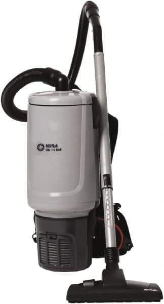 Nilfisk - 1.8 Gal, Plastic Tank, Dry, HEPA Vacuum Cleaner - 10 Amps - USA Tool & Supply