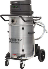 Nilfisk - 14 Gal, Painted Steel Tank, Dry, Machine Shop Vacuum Cleaner - 13.3 Amps - USA Tool & Supply