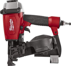 Milwaukee Tool - 1-3/4" Nail Length, 2-1/2 to 3.8mm Nail Diam, 0.12 Gauge Roofing Air Nailer - USA Tool & Supply