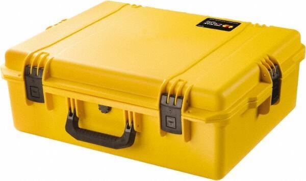 Pelican Products, Inc. - 19-45/64" Wide x 8-39/64" High, Clamshell Hard Case - Yellow, HPX High Performance Resin - USA Tool & Supply