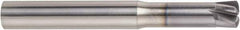 Niagara Cutter - 3/8", 5 Flute, Single End, Solid Carbide, 0.0432" Corner Radius End Mill - 3" OAL, 0° Helix, 0.46mm LOC, 1-1/8" Extended Reach - USA Tool & Supply