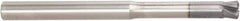 Niagara Cutter - 1/4", 4 Flute, Single End, Solid Carbide, 0.0322" Corner Radius End Mill - 3" OAL, 0° Helix, 0.36mm LOC, 1.2" Extended Reach - USA Tool & Supply