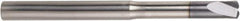 Niagara Cutter - 3/8", 2 Flute, Single End, Solid Carbide, 0.0432" Corner Radius End Mill - 3-1/2" OAL, 0° Helix, 0.46mm LOC - USA Tool & Supply