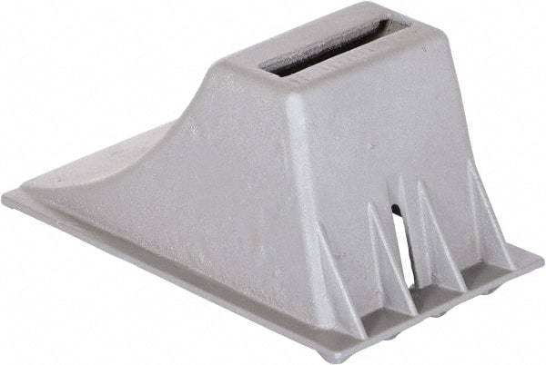 Vestil - 8-1/2" Wide x 8-1/2" High x 15-1/4" Deep, Steel Wheel Chock - USA Tool & Supply