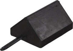 Vestil - 15-1/8" Wide x 4-7/8" High x 7-3/8" Deep, Rubber Wheel Chock - USA Tool & Supply