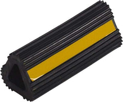 Vestil - 4-3/16" Wide x 3-15/16" High x 10" Deep, Rubber Wheel Chock - USA Tool & Supply