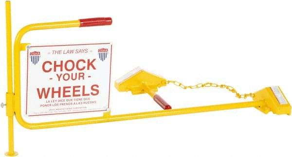 Vestil - 40-1/16" Wide x 20-1/8" High x 45" Deep, Steel Wheel Chock - USA Tool & Supply
